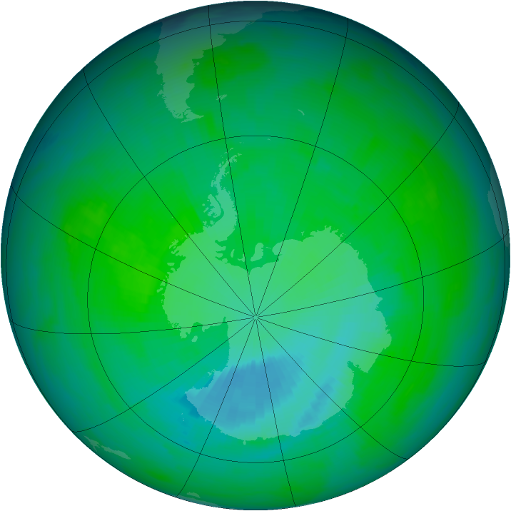 Ozone Map 1984-12-13